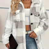 Gabriela | Oversized kostkovaná bunda