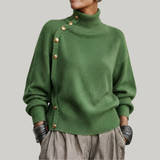 Regina | Elegantní svetr se zlatými knoflíky
