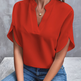 Barbora | Elegantní halenka s výstřihem do V