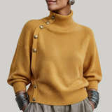 Regina | Elegantní svetr se zlatými knoflíky