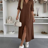 Alena | Oversized košilové šaty