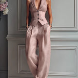 Ema | Elegantní komplet vesty a kalhot