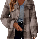 Gabriela | Oversized kostkovaná bunda